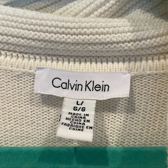 Calvin Klein Cream Sweater, Women’s Large - Picture 3 of 6